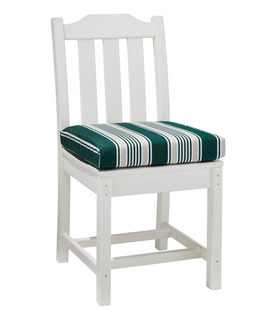 L.L.Bean Casco Bay Cushion for All-Weather Armless/Folding Chair, Stripe HOME GOODS