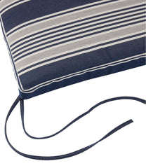 L.L.Bean Casco Bay Cushion for All-Weather Armless/Folding Chair, Stripe HOME GOODS