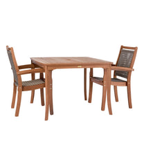 L.L.Bean Wicker Eucalyptus Dining Chair HOME GOODS