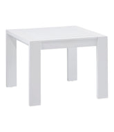L.L.Bean White Aluminum Deep Seating Side Table HOME GOODS