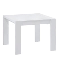 L.L.Bean White Aluminum Deep Seating Side Table HOME GOODS
