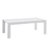 L.L.Bean White Aluminum Deep Seating Coffee Table HOME GOODS