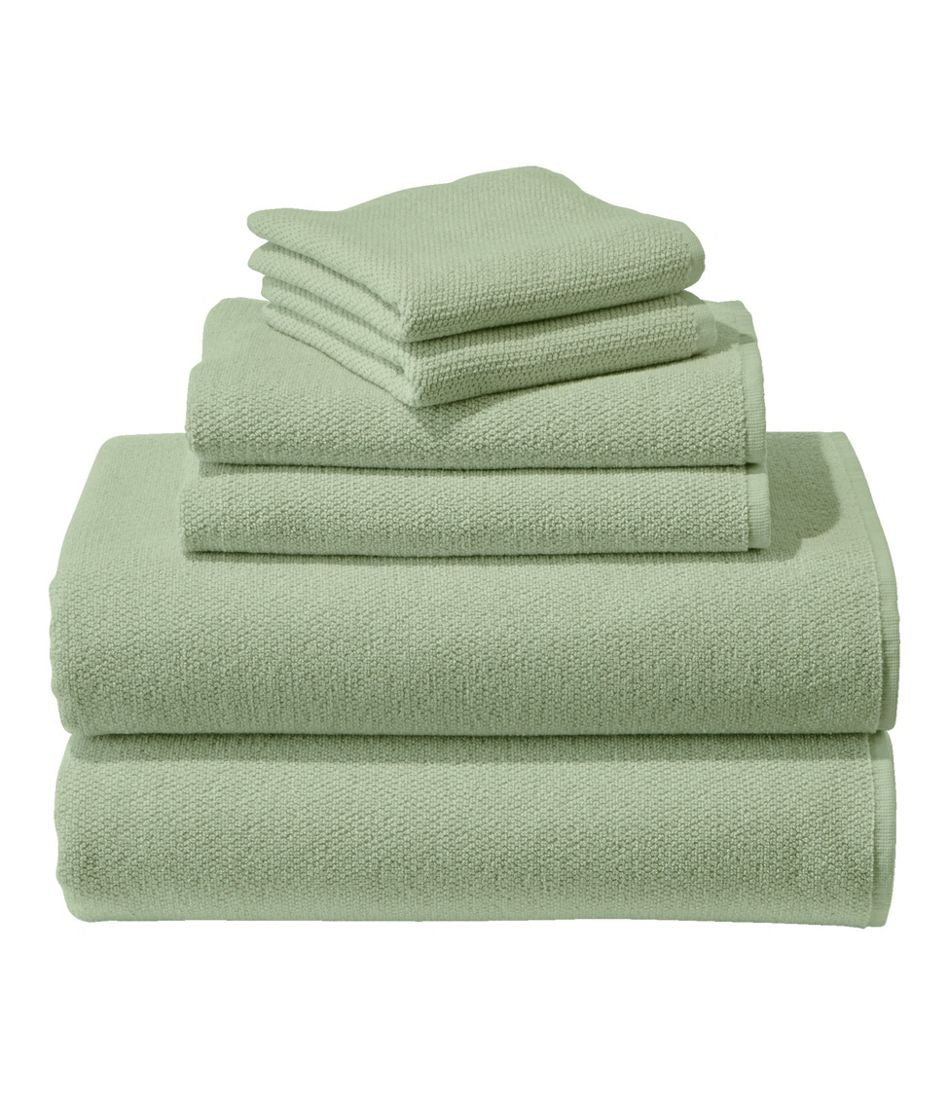 L.L.Bean Organic Textured Cotton Towel Set HOME GOODS
