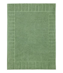 L.L.Bean Organic Cotton Textured Bordered Bath Mat HOME GOODS