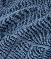 L.L.Bean Organic Cotton Textured Bordered Bath Mat HOME GOODS