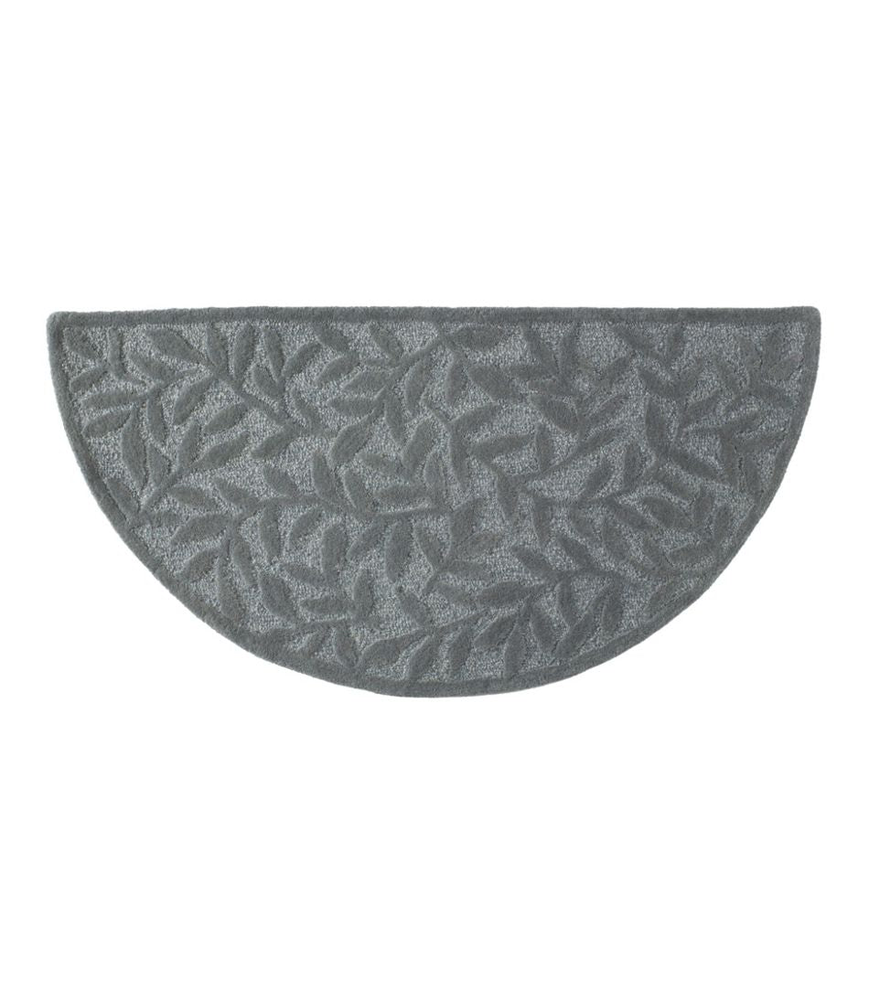 L.L.Bean Wool Hearth Rug, Crescent, Leaf HOME GOODS