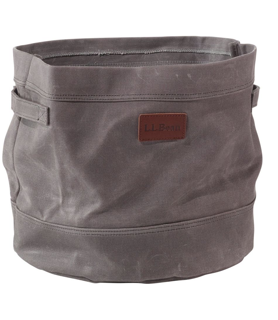 L.L.Bean Waxed-Canvas Storage Tote HOME GOODS