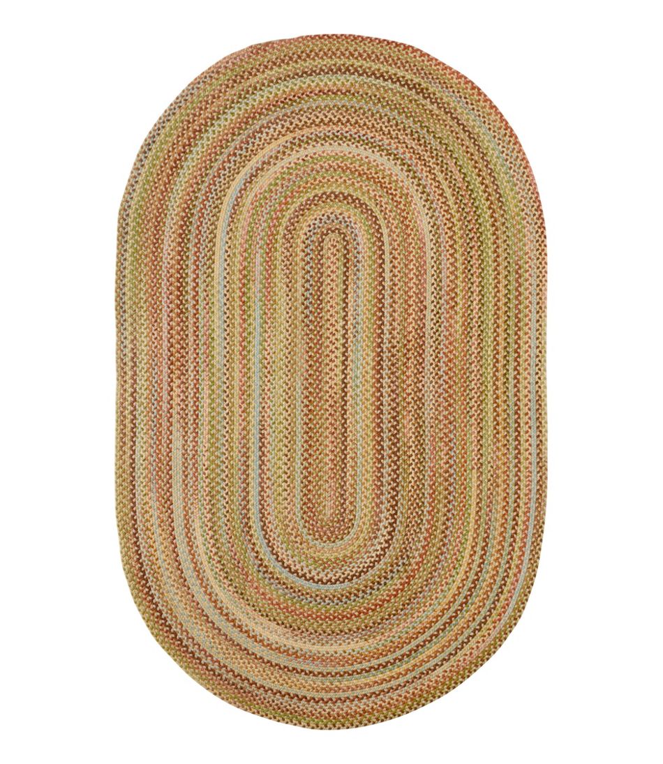 L.L.Bean Braided Wool Rug, Oval HOME GOODS