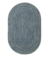 L.L.Bean All-Weather Braided Rug, Concentric Pattern Oval HOME GOODS