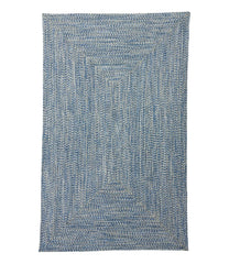 L.L.Bean All-Weather Braided Rug, Concentric Pattern Rectangular HOME GOODS