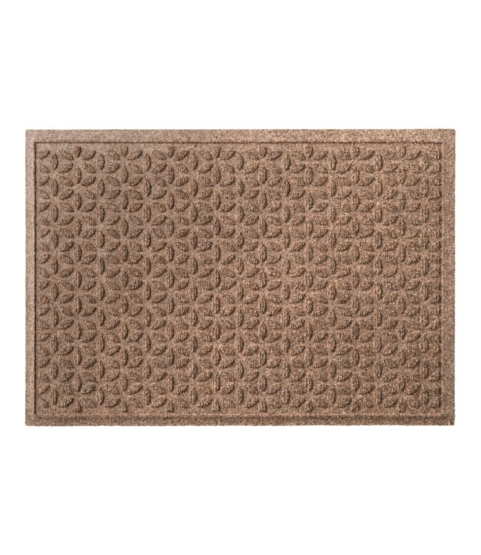 L.L.Bean Heavyweight Recycled Waterhog Doormat, Blooming Circles HOME GOODS