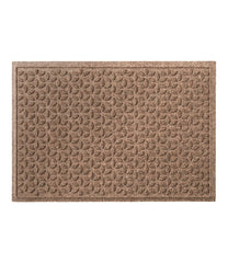 L.L.Bean Heavyweight Recycled Waterhog Doormat, Blooming Circles HOME GOODS