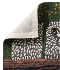 L.L.Bean Indoor/Outdoor Vacationland Rug, Owls HOME GOODS