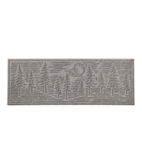 L.L.Bean Everyspace Recycled Waterhog Wide Doormat, Pine Trees HOME GOODS