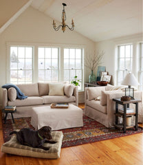 L.L.Bean Double Border Wool Hooked Rug, Sienna Multi HOME GOODS
