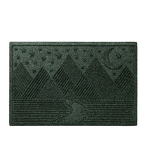 L.L.Bean Everyspace Recycled Waterhog Doormat, Twilight Mountain Range HOME GOODS