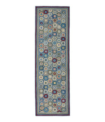 L.L.Bean Bean's Wool Hooked Runner, Coins HOME GOODS