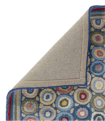 L.L.Bean Bean's Wool Hooked Runner, Coins HOME GOODS