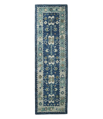 L.L.Bean Double Border Wool Hooked Runner HOME GOODS
