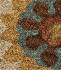 L.L.Bean Woodland Wool Hooked Rug HOME GOODS