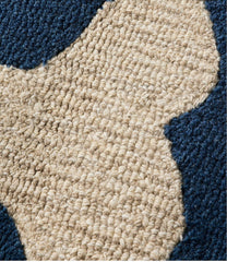 L.L.Bean Wool Hooked Novelty Runner, Whale HOME GOODS