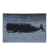 L.L.Bean Indoor/Outdoor Vacationland Rug, Coastal Whale HOME GOODS