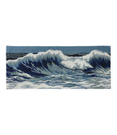 L.L.Bean Indoor/Outdoor Vacationland Runner, Ocean Waves HOME GOODS
