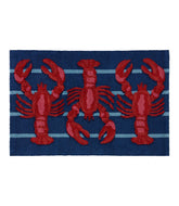 L.L.Bean Indoor/Outdoor Vacationland Rug, Lobsters HOME GOODS
