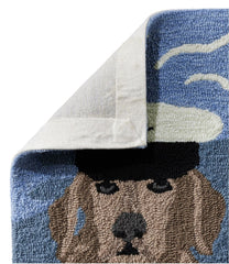 L.L.Bean Indoor/Outdoor Vacationland Rug, Seaside Dogs HOME GOODS