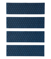 L.L.Bean Washable Waterhog Mat, Stair Treads, Set of Four, Honeycomb HOME GOODS