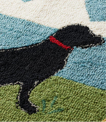 L.L.Bean Wool Hooked Novelty Runner, Lakeside Labs HOME GOODS
