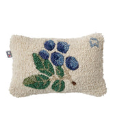 L.L.Bean Wool Hooked Throw Pillow, Blueberries, 8" x 12" HOME GOODS