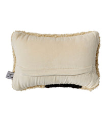 L.L.Bean Wool Hooked Throw Pillow, Black Labrador, 8" x 12" HOME GOODS