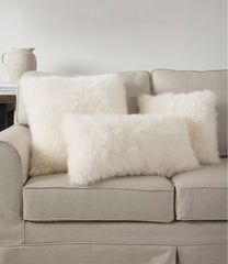 L.L.Bean Sheepskin Throw Pillow, 11" x 22" HOME GOODS