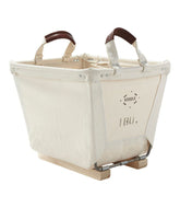 L.L.Bean Steele Small Carry Basket With Wood Runners HOME GOODS