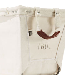 L.L.Bean Steele Small Carry Basket With Wood Runners HOME GOODS