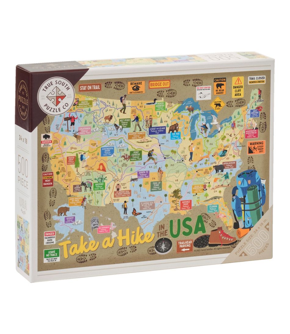L.L.Bean Take A Hike Puzzle, 500 Pieces HOME GOODS