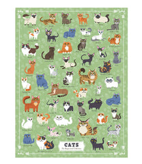 L.L.Bean Illustrated Cats Puzzle, 500 Pieces HOME GOODS