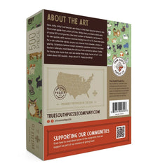 L.L.Bean Illustrated Cats Puzzle, 500 Pieces HOME GOODS