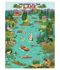 L.L.Bean Lake Living Puzzle, 500 Pieces HOME GOODS