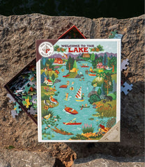 L.L.Bean Lake Living Puzzle, 500 Pieces HOME GOODS