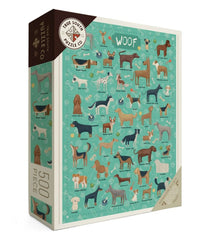 L.L.Bean Woof Dogs Puzzle, 500 Pieces HOME GOODS