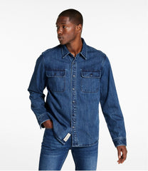 L.L.Bean Men's Signature Denim Workshirt SALE