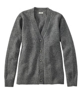 L.L.Bean Women's Bean's Classic Ragg Wool Sweater, Button-Front Cardigan SALE
