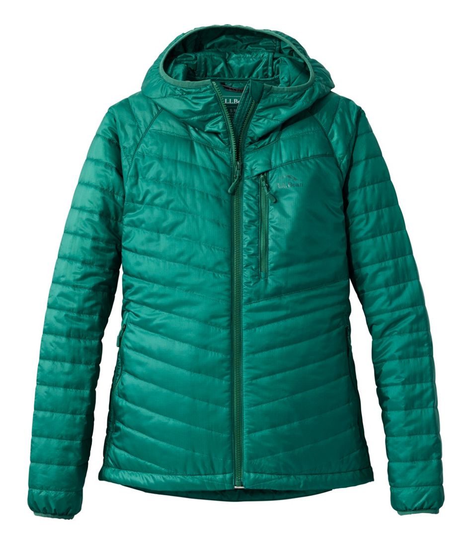 L.L.Bean Women's PrimaLoft Packaway Hooded Jacket SALE|OUTERWEAR