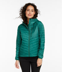 L.L.Bean Women's PrimaLoft Packaway Hooded Jacket SALE|OUTERWEAR