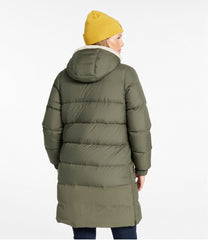 L.L.Bean Women's Mountain Classic Down Coat, Sherpa-Lined OUTERWEAR