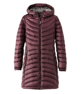 L.L.Bean Women's Ultralight 850 Down Hooded Coat, Three-Quarter Length OUTERWEAR