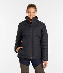 L.L.Bean Women's Upcountry Waxed Cotton Down Sweater OUTERWEAR