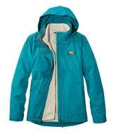 L.L.Bean Women's Sweater Fleece 3-in-1 Jacket OUTERWEAR